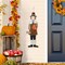 36"H Metal Boy Thanksgiving Pilgrim Yard Stake, Standing Decor or Hanging Decor (KD, Three function)
